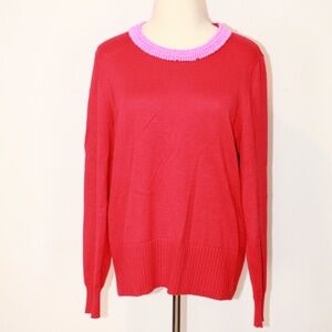 Talbots Beaded Crewneck Sweater Size (L)